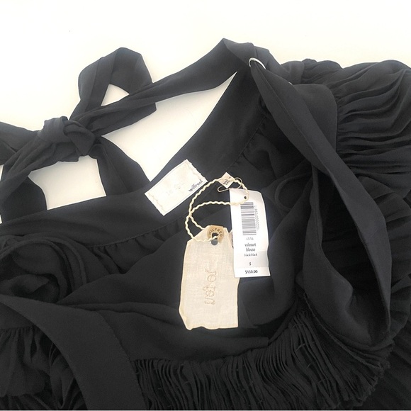 Aritzia Wilfred Le Fou Valcourt Blouse in Black - Picture 10 of 11